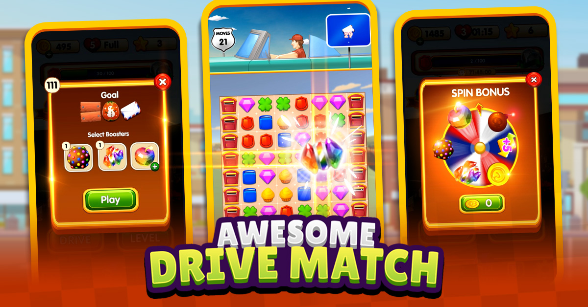 Awesome Drive Match Install Campaign